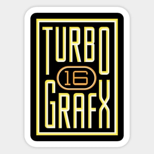 Turbo Grafx 16 Sticker